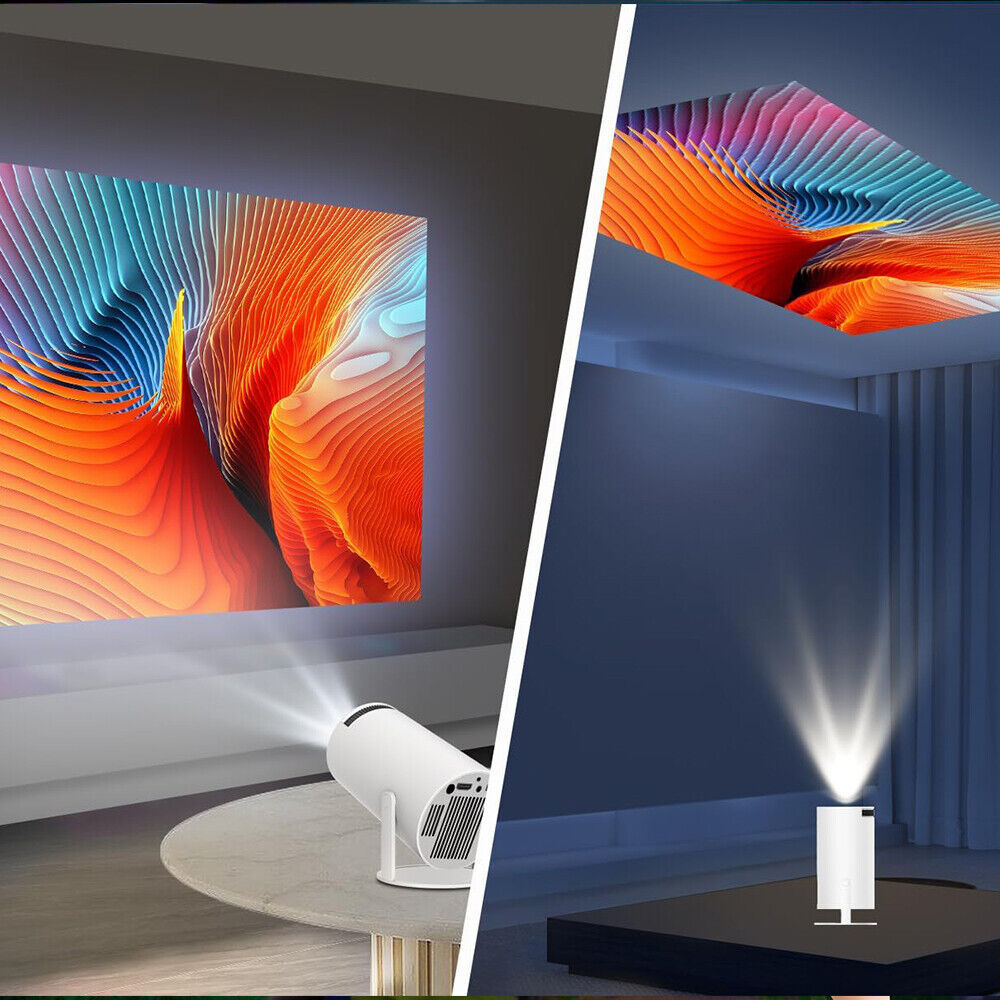 5G 4K Projector Smart HD LED WiFi Bluetooth HDMI USB Android Office Home Theater