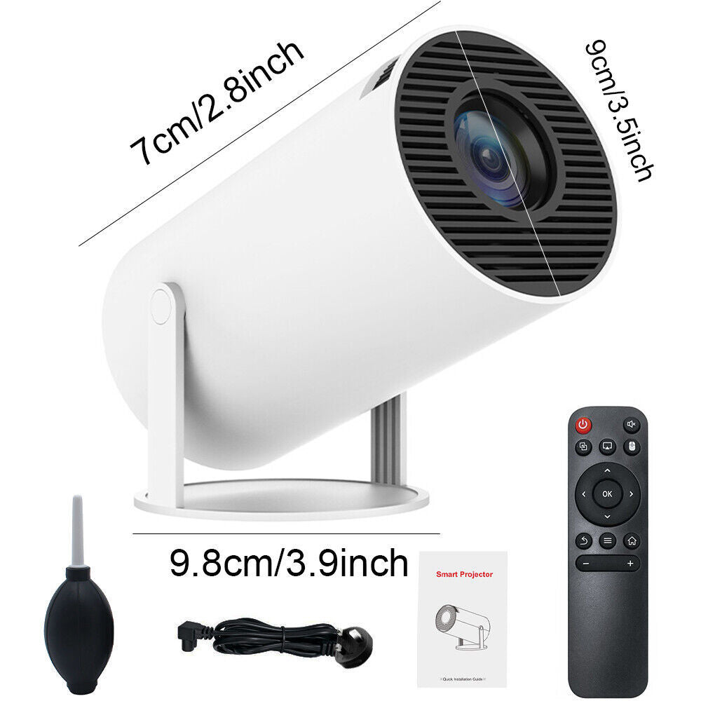 5G 4K Projector Smart HD LED WiFi Bluetooth HDMI USB Android Office Home Theater
